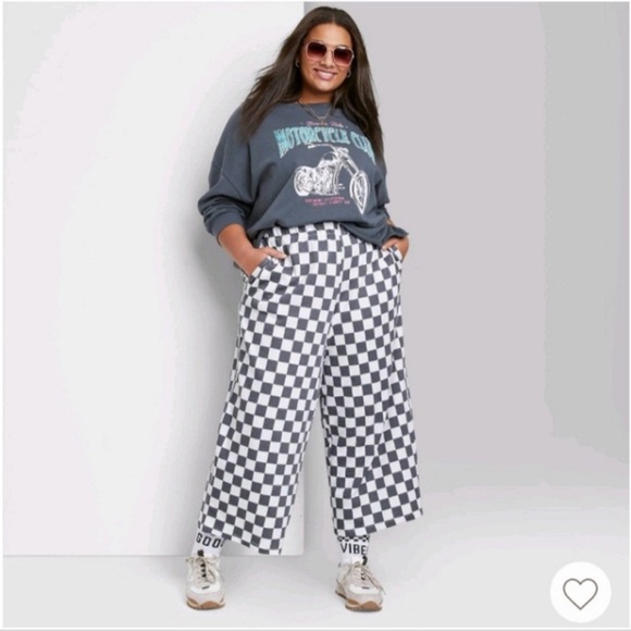 New Ascot and Hart Checkered Pants 1X - Picture 5 of 6